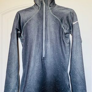 Nike Pro 3/4 zip cold weather top galaxy xs